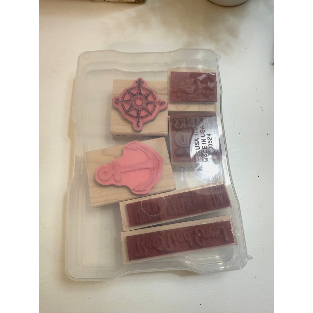Stampin' Up! LOT 6 Stamp Sets Die cut Rubber Clings Dies Retired Dad Father - Picture 10 of 11